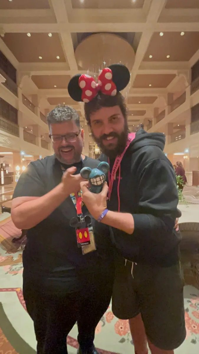 Diogo Defante com a Tem Disney em Paris