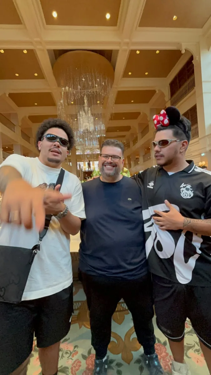 Igão e Mítico do Podpah com a Tem Disney em Paris